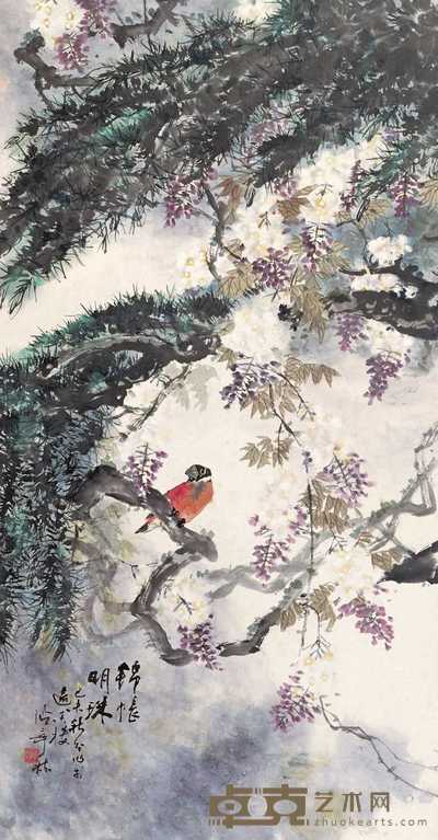 张辛稼 锦帐明珠 立轴 128×67cm